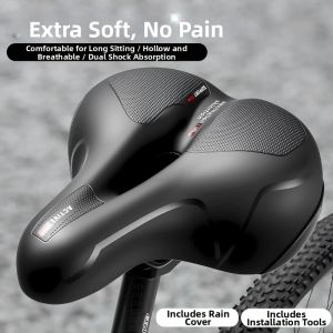 Pain Relief Soft Thick Bicycle Seat Cover