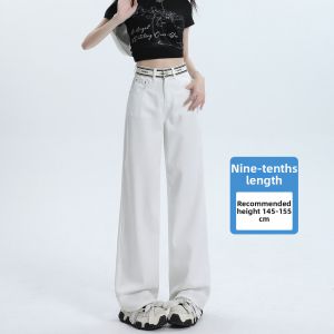 Lycell Tencel White Flared High Waist Skinny Stretch Jeans