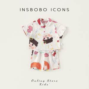 insbobo | Bộ Áo Sơ Mi Mùa Hè Thời Trang Cho Bé Trai