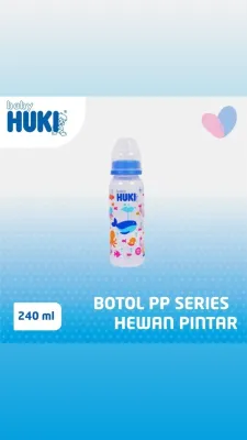 HUKI Botol PP SP Ground Empeng gepeng 60/120/240 Ml