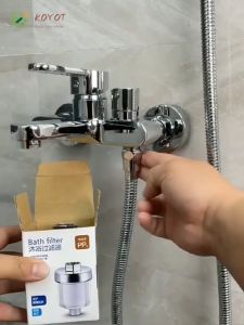 Water Purifier Filter Tap Universal For Kitchen Bathroom Shower Household Cotton High Density