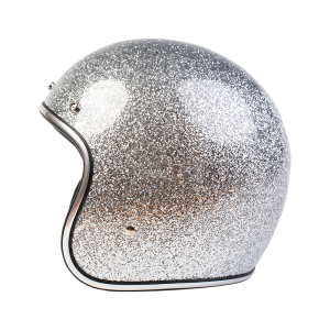 Vintage Retro Bubble Visor Half Helmet