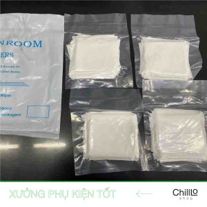 Khăn lau vải cleanroom wipers - khăn lau màn hình cho điện thoại máy tính bảng đồng hồ camera lens kính lcd led