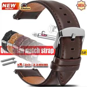 New 18/20/22/24mm Black Brown Genuine Cowhide Quick Release Leather for Omega Watches Accessory for Seiko Bracelxet for Rolex