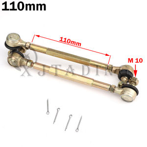 1 Pair 100MM-330MM Steering Shaft Tie Rod M10 Tie Rod Ball Joint Kit For 50cc-250cc ATV Go Kart UTV Buggy Quad Bike Accessories