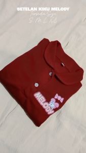 SABEELA - Setelan Kiku Anak Perempuan / Oneset Rok Celana Motif Melody DTF