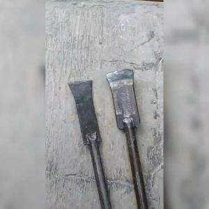 LINGGIS TANAH PIPA BESI LEBAR 9CM - 10CM PANJANG 1M 100CM - 110CM - 120CM SEKOP TANAH TEBAL DODOS TANAH LEMPAK