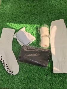 Bộ 4 Đôi Tất Thể Thao Đế Silicon Chống Trượt Dành Cho Nam Và Nữ Bộ 4 Đôi Tất Thể Thao Bằng Nylon Cao Đến Đầu Gối Bóng Đá Bóng Rổ Bóng Đá Đi Xe Đạp Thiết Bị Bảo Vệ Ngoài Trời