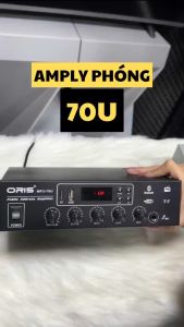 Amply chuyên dụng dùng cho loa phóng loa âm tường loa treo tường Oris MP3-70U (không chia kênh) - ORIS Professional - Lazada