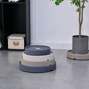 Homepeas® Flower Pot Tray Holder Plants Drainage Tray Plant Stand With 360° Universal Wheels