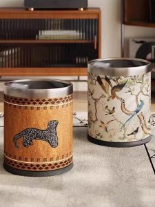 Vintage Style High-end Trash Bin Press-top