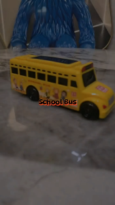 Timi Baby Universal Wheel story Lighting Music Rotating Electric Toy Bus
