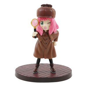 Bandai | New Anime Spy X Family CODE:White 14cm Toy PVC Anya Winter Clothing Detective Image Desktop Decorations Cute Gift for Kids
