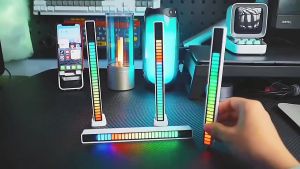 ✯BISA COD✯ Lampu LED RGB Bar Strip Spectrum Audio Indicator Music Sound Control Lamp Music Atmosphere Light