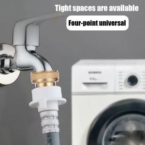 【On Sale】Washing Machine Joint Faucet Accessories Smart Water Stop Anti-Overflow Automatic Valve Check Leak-Proof