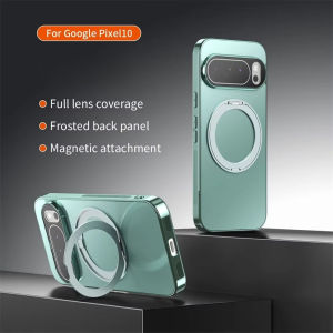 szhaiyu | Luxury Magnetic Plating Solid Color Phone Case For Google Pixel 11 9 10 Pro XL 10A 9A 8 8A 8Pro Shockproof Protect Back Cover