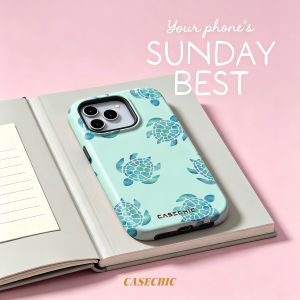 Potdemiel | Ocean Dawn Quote For Case For iPhone 17 16 15 Pro Max TPU Anti-Scratch Outer Shell Raised Screen CaseChic
