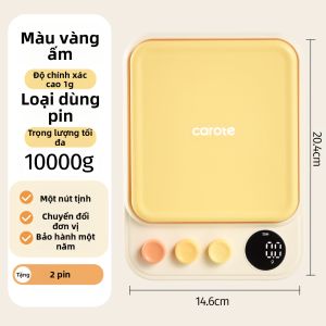 CAROTE | Cân Bếp Chính Xác cho Nấu Ăn và Cà Phê Độ Chính Xác Cao