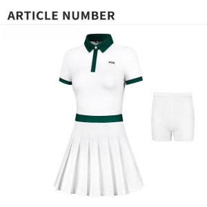PGM | PGM Womens Golf Dress Summer Slim Fit Sports Pleated Skirt with Anti Glare Shorts QZ078