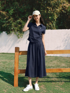 Semir | Slimming Knowledge Style Cotton Summer Set Dress