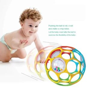Sensory Teething Ball for Babies Promotes Motor Skill Development Baby Shaker Chew Toy for TeethingInfant Educational.