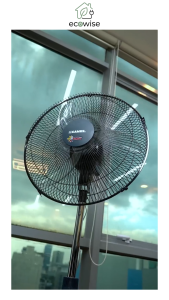 EcoWise Camel CSF-1602C 16 Inch Amihan Stand Fan Banana Blade 3-Speed Copper Motor 60W Energy Saving Fan with Clip Lock
