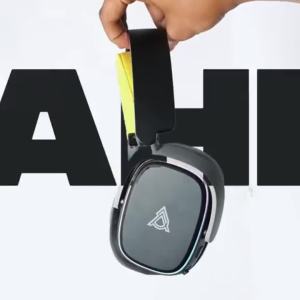 Others | Ajazz AHM08 MAX Wireless Gaming Earphones Head Mounted Microphone Earphones Tri Mode Low Noise Student Earphones