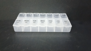 Plastic Medicine Pill Box Storage Organizer