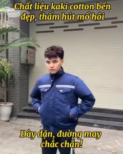 (Không phụ kiện) Áo điều hòa FUJIKO Kaki cotton - Phù hợp với mọi loại quạt