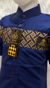 Baju Koko Anak Laki2 Kobata Qynang Setelan Anak  Umur 3-13 tahun