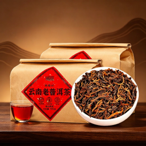 XINYIHAO | Ancient Tree Aged 12 Years Ripe Puer Tea Loose Tea 500g