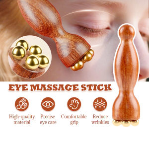 Facial Massager Brass Lotus Seed Face Roller Wrinkle Reduction Facial Beauty Relax Tendon Skin Care Tool Acupressure 脸部按摩棒