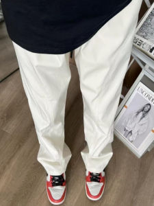 Quick Dry Ice Silk Mens Summer Thin Straight Leg Sports Pants Outdoor Functional Soft Shell Fleece Long Trousers Casual Fashion