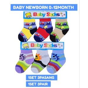 1Set 3Pair Baby New Born Boy/Girl Warm Socks Soft Stockings Cotton