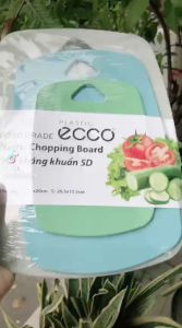 Bộ 3 thớt nhựa PP kháng khuẩndể lau chùi bộ 3 thớt nhựa lúa mạch  dễ dàng vệ sinh