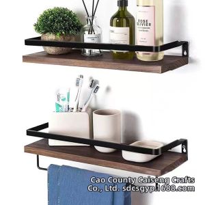 Wall Mount Solid Wood Shelving Shelf