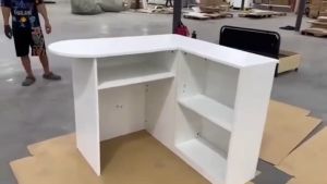 เคาน์เตอร์โต๊ะบาร์ *โรงงานไทย* เรียบง่าย ทันสมัย เก็บของได้เยอะ ประกอบง่าย