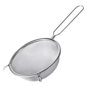 Commercial Stainless Steel Sieve Ultra-Dense Filter Kitchen Flour Strainer Wide Edge Oil Separator Fat Removal for Cooking