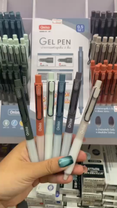 Oniso แท่งเดี่ยว ปากกาเจล 0.5 มม.หมีกสีน้ำเงินรุ่น oni-9133 โอนิโซะ มียางจับนุ่มมือ