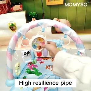 Baby Music Piano Keyboard Play Rack Kids Early Education Gym Crawling Game Pad Toy