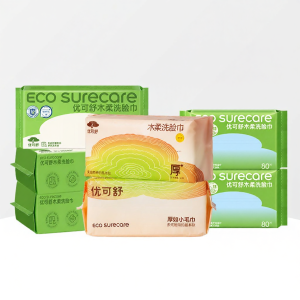 ECO SURECARE | Disposable Extra Thick Cleansing Wipes for Face