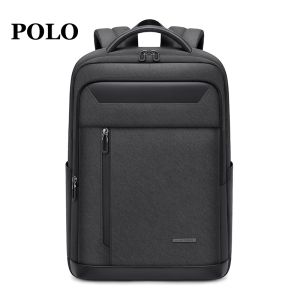 Túi Đeo Vai Nam Polo 15.6 Inch Nhẹ Dung Tích Lớn Túi Đựng Máy Tính Túi Du Lịch Túi Đi Làm Túi Đeo Vai Bằng Da PU