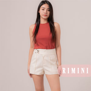 RIMINI - Bawahan Cewek Hotpant Holiday Katun Premium Xs-Xl - Caera Belt Short - 85698