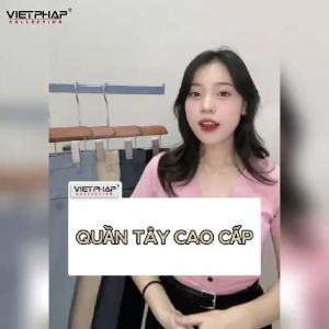 Quần Tây Nam VIỆT PHÁP Form Classic Có Ly Chất liệu Cao Cấp Chống Nhăn Độ Bền Cao 2028