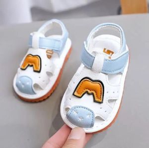 sandal anak perempuan 1 2 tahun terbaru/sepatu sandal anak laki-laki bunyi cit-cit terlaris/sepatu bayi belajar jalan terlaris termurah lucu nyaman M