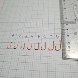 [Siêu Rẻ] Lưỡi Câu Cá Bằng Thép carbon Màu Đỏ Có Ngạnh - Không Ngạnh Hàng Zin Loại 1