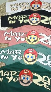 KAOS ANAK TANGGUNG MARIO BROSS LAKI2/PEREMPUAN 9 SAMPAI 16 TAHUN BAHAN KATUN COMBAD 30S