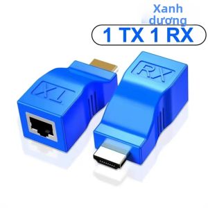 xiede | Cáp Mở Rộng HDMI 4K Qua Mạng LAN RJ45 Hỗ Trợ Lên Đến 30m Qua Cáp Mạng CAT6 5E Truyền Tín Hiệu TX RX Cho HDTV DVD PS4 - Tương Thích HDMI