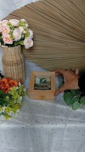Kotak Kayu Tempat Cincin untuk Seserahan Lamaran Pernikahan - KC.2