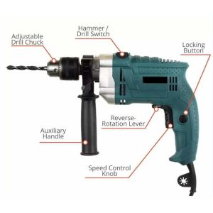 450W ELECTRIC POWER DRILL Multi-function Wood Concrete Steel Wall Drill Screw CAR CARE